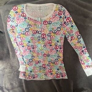 Peace Sign Kids Shirt - Multicolor